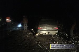 Через негоду на Тернопільщині сталася аварія (фото)