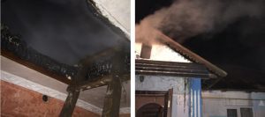 На Бережанщині ледь не згорів житловий будинок (фото)