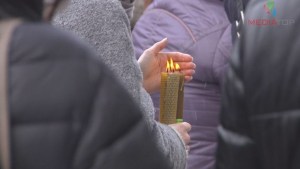 Як у Тернополі освячували свічки (фото, відео)