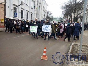 Закриття школи мистецтв у Тернополі викликало протест (фото, відео)