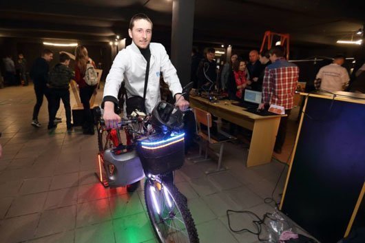 Тернопільський студент придумав електричний велосипед (ФОТО)