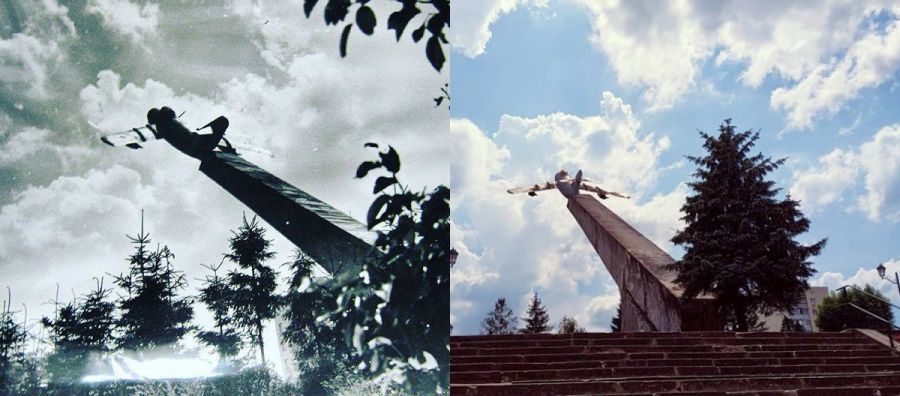 Коли ще не було сходів: показали фото 50-річної давності літака у Тернополі (ФОТО)