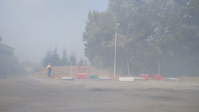 Пожежа біля Тернополя: ледь не загорілася АЗС “Укрнафта” (ФОТО)