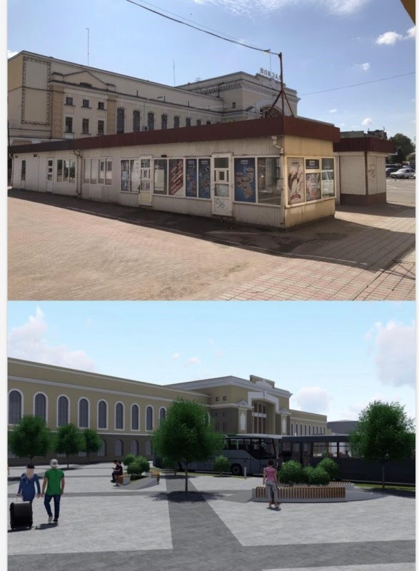 У Тернополі розпочали реконструкцію площі перед залізничним вокзалом