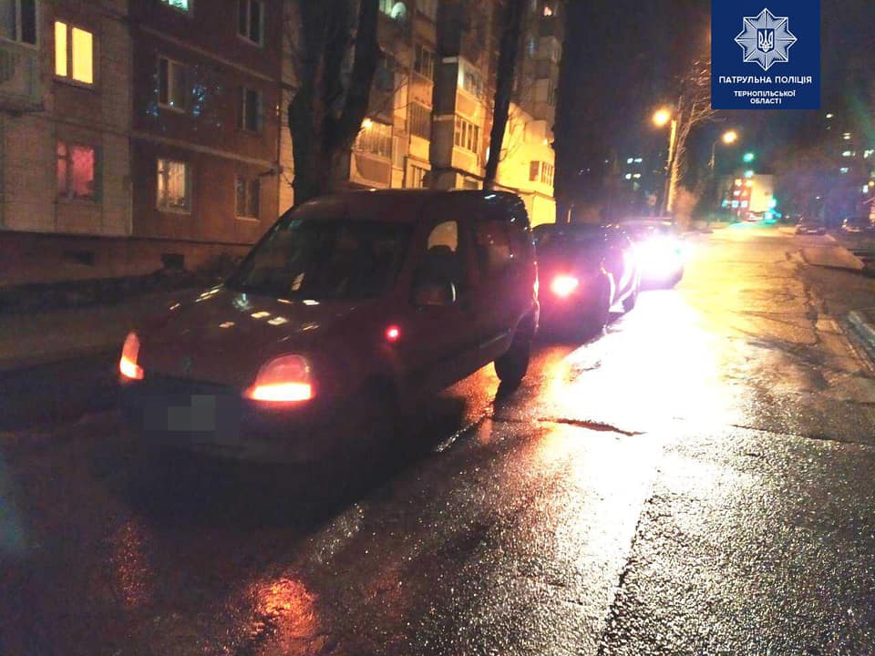 У Тернополі п’яний водій втік з місця ДТП (ФОТО)