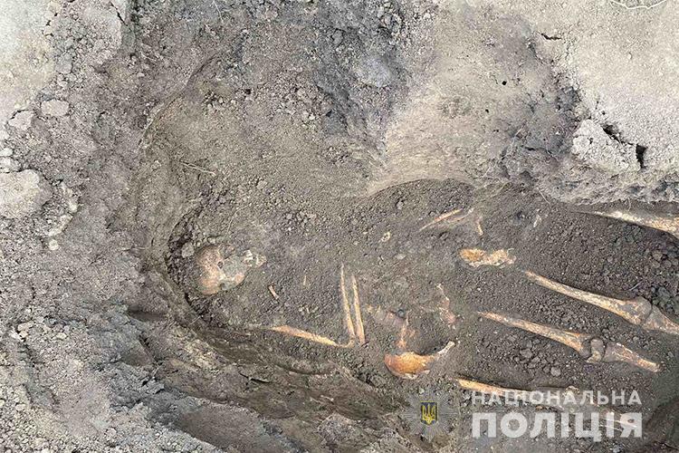 У Великих Гаях на приватному подвір’ї знайшли кістки чотирьох людей (ФОТО)