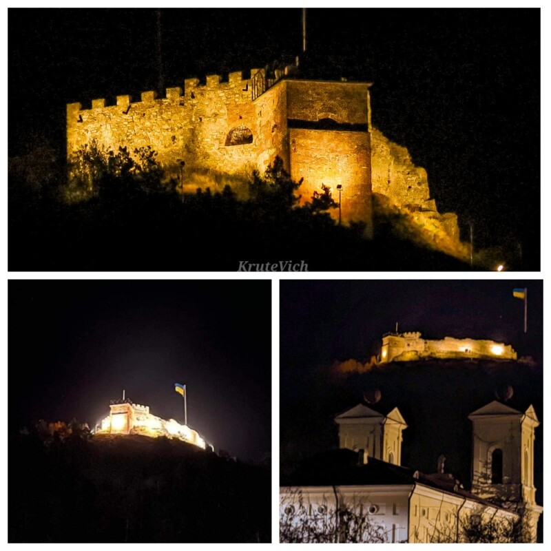 Освітили “туристичну родзинку”: тепер замок у Кременці усі побачать і вночі (ФОТО)