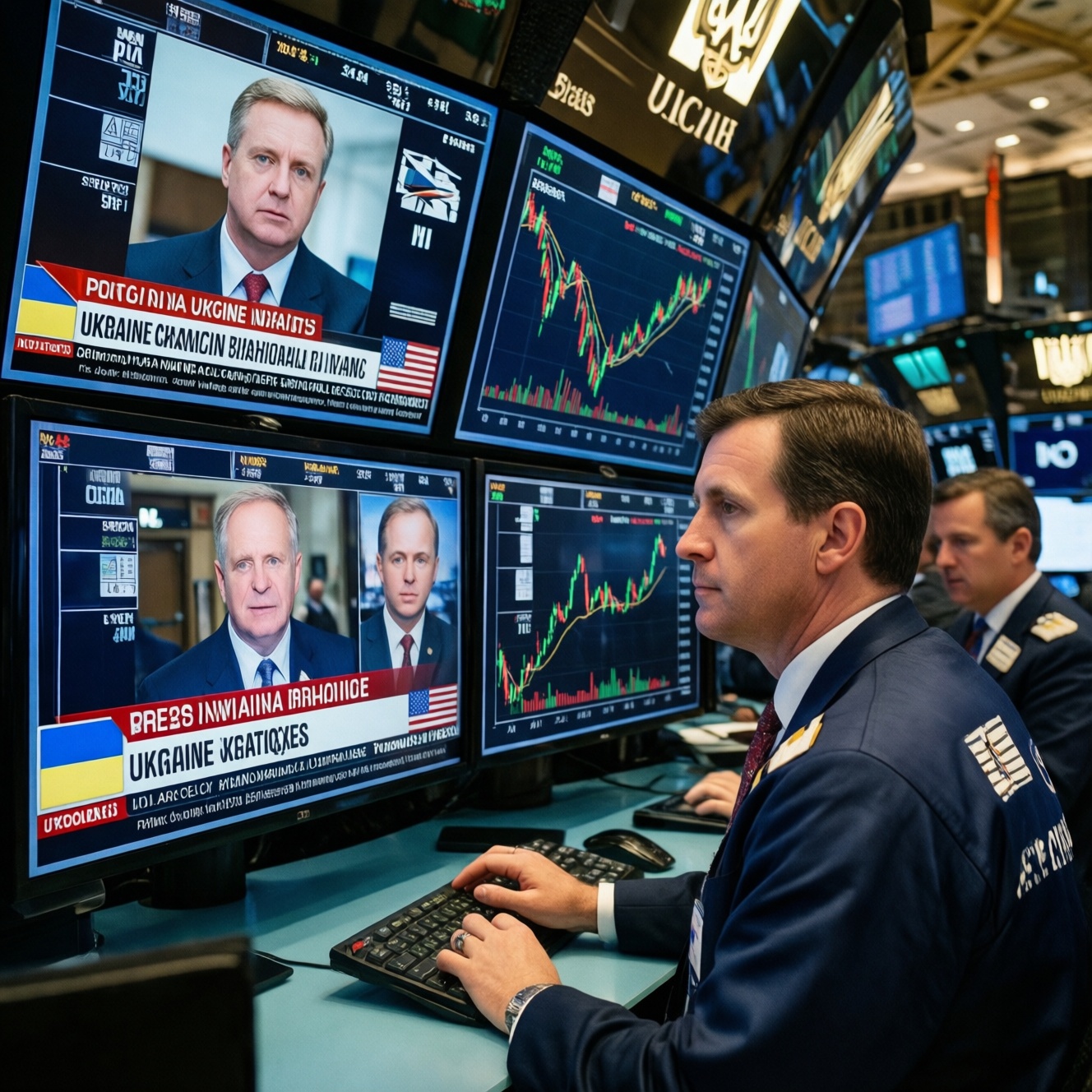 Российский рынок акций следит за переговорами по Украине и оценивает политические риски Российский рынок акций следит за переговорами по Украине и оценивает политические риски